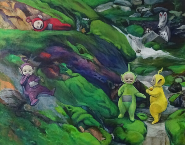 Over the hill and far away Teletubbies come to play