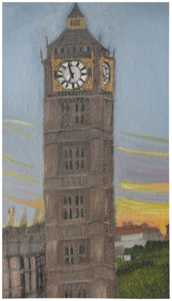 Big Ben 2 dimensional it a mazing paintiing