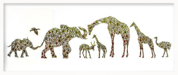 Safari (bespoke original ink illustration)